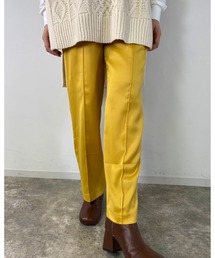 センターシームサテンイージー／パンツ