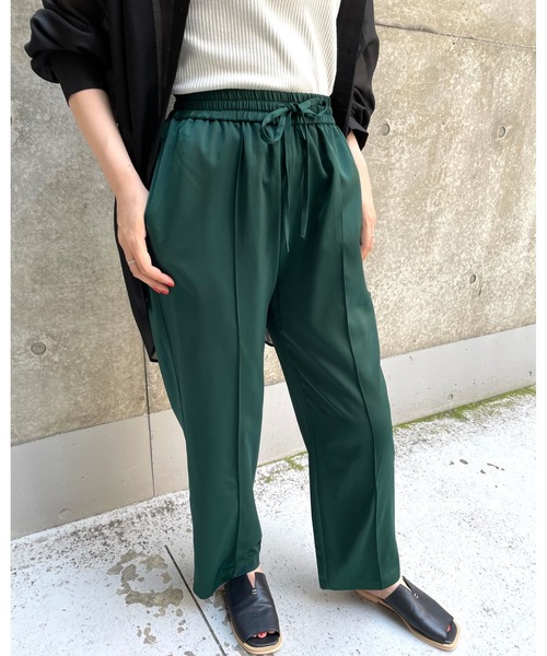 MLI'A（エムリア）の「センターシームサテンイージー／パンツ（その他パンツ・レディース・レッド/イエロー/グリーン・FREE）」の7枚目の写真