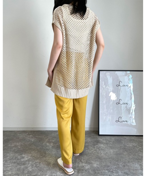 MLI'A（エムリア）の「センターシームサテンイージー／パンツ（その他パンツ・レディース・レッド/イエロー/グリーン・FREE）」の13枚目の写真