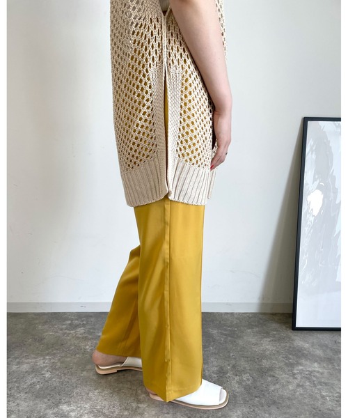 MLI'A（エムリア）の「センターシームサテンイージー／パンツ（その他パンツ・レディース・レッド/イエロー/グリーン・FREE）」の16枚目の写真