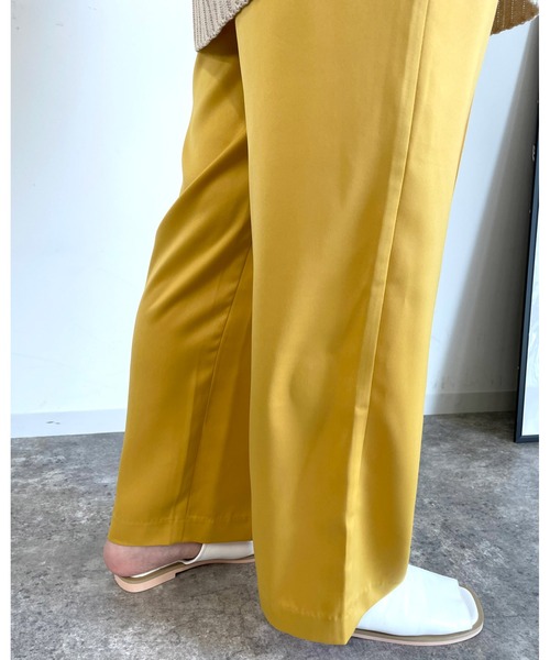 MLI'A（エムリア）の「センターシームサテンイージー／パンツ（その他パンツ・レディース・レッド/イエロー/グリーン・FREE）」の17枚目の写真