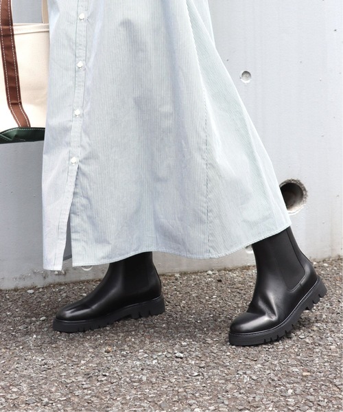 SLOBE IENA(スローブイエナ)の「SLOBE IENA サイドゴアブーツ◆(ブーツ・レディース・ブラック/ナチュラル・35/36/38/37)」の15枚目の写真