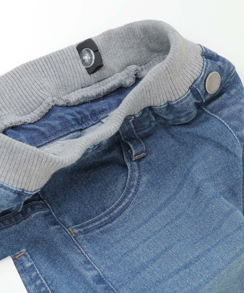 ikka(イッカ)の「【キッズ】ウエストリブストレッチパンツB(100~160cm)(デニムパンツ・キッズ・ネイビー/ダークグレー・120/150/140/130/160/100/110)」の8枚目の写真