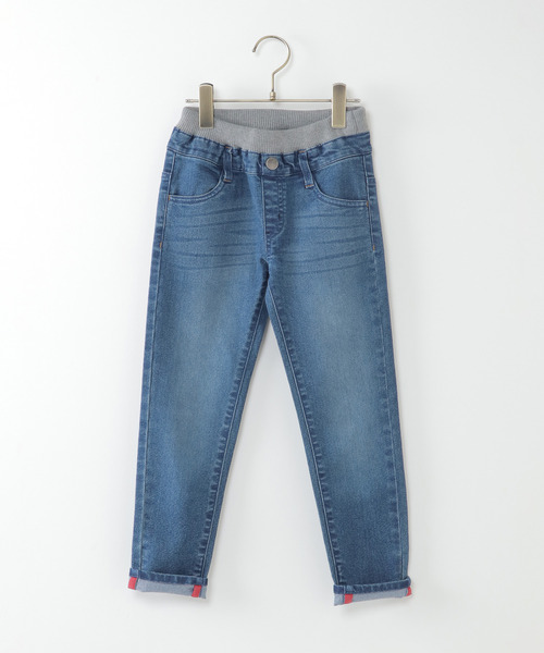 ikka(イッカ)の「【キッズ】ウエストリブストレッチパンツB(100~160cm)(デニムパンツ・キッズ・ネイビー/ダークグレー・120/150/140/130/160/100/110)」の16枚目の写真