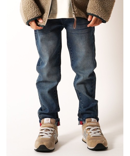 ikka(イッカ)の「【キッズ】ウエストリブストレッチパンツB(100~160cm)(デニムパンツ・キッズ・ネイビー/ダークグレー・120/150/140/130/160/100/110)」の13枚目の写真