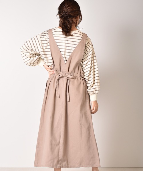 RETRO GIRL(レトロガール)の「サロペットスカート(ジャンパースカート・レディース・オフホワイト・FREE)」の11枚目の写真