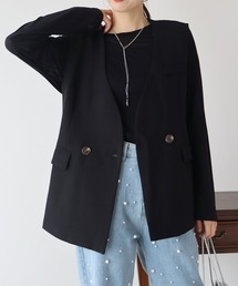 BLUEEAST | ダブルボタンベスト ノースリジレジャケット(ベスト)