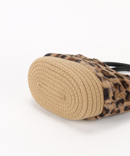 frames RAY CASSIN（フレームスレイカズン）の「棉ローブファー切り替えトート（トートバッグ・レディース・ブラック/グレイッシュベージュ/ベージュ系・FREE）」の10枚目の写真