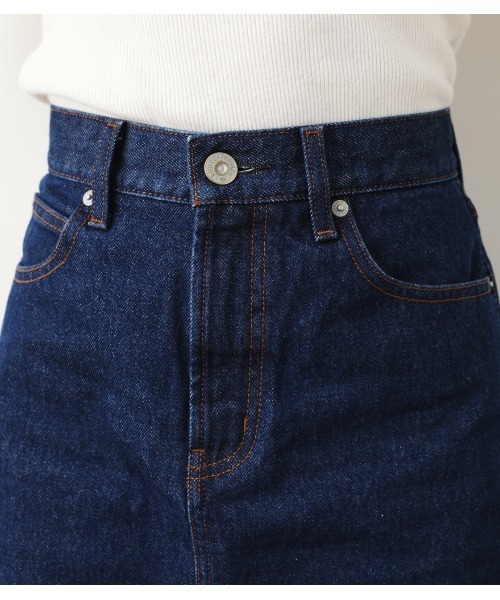 RODEO CROWNS WIDE BOWL（ロデオクラウンズワイドボウル）の「O/W denim skirt（デニムスカート・レディース・ワンウォッシュ・X-SMALL/MEDIUM/SMALL）」の5枚目の写真