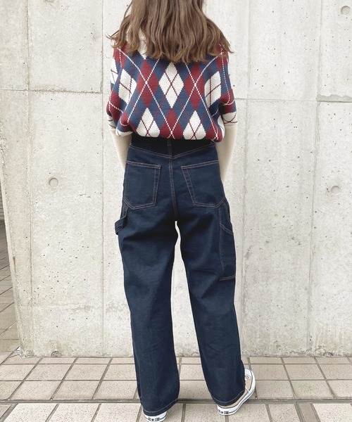 apres jour（アプレジュール）の「アーガイルVカーディガン【ZOZOTOWN限定アイテム】（カーディガン/ボレロ・レディース・アイボリー/ボルドー/モカ・フリー/X-LARGE）」の15枚目の写真