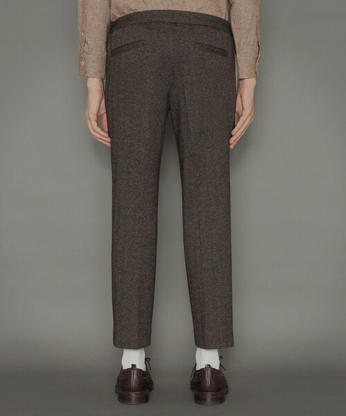 MACKINTOSH LONDON(マッキントッシュ ロンドン)の「【FLEX JERSEY】ヘリンボーンシャーリングパンツ(その他パンツ・メンズ・チャコールグレー/ブラウン系その他・40/38/42)」の3枚目の写真