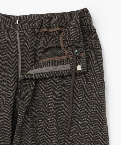 MACKINTOSH LONDON(マッキントッシュ ロンドン)の「【FLEX JERSEY】ヘリンボーンシャーリングパンツ(その他パンツ・メンズ・チャコールグレー/ブラウン系その他・40/38/42)」の11枚目の写真