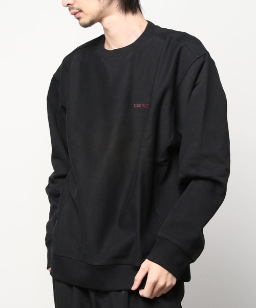 Carhartt WIP(カーハートダブリューアイピー)の「Carhartt WIP/カーハートダブリューアイピー American Script Sweatshirt スウェット/トレーナー I025475(スウェット・メンズ・グリーン/ブラック/グレー/ホワイト・L/XL/M/XXL)」の20枚目の写真