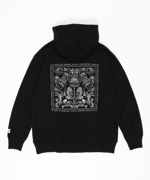 The Endless Summer（エンドレスサマー）の「TES CALM BANDANA PARKA / パーカー（パーカー・メンズ・ブラック/ブルーグレー・SMALL/MEDIUM/LARGE/X-LARGE）」の5枚目の写真