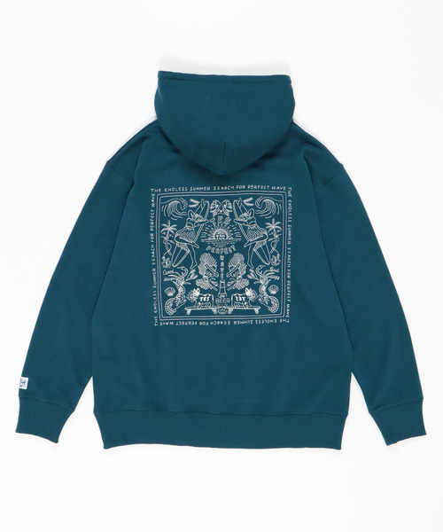 The Endless Summer（エンドレスサマー）の「TES CALM BANDANA PARKA / パーカー（パーカー・メンズ・ブラック/ブルーグレー・SMALL/MEDIUM/LARGE/X-LARGE）」の10枚目の写真