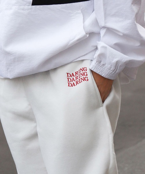 ZIP FIVE（ジップファイブ）の「【ZIP FIVE】 イージー ジョガー 裏起毛 スウェット パンツ ロゴ 刺繍 / 無地（スウェットパンツ・メンズ・ホワイト/ブラック/ネイビー/グレー/ブルー/オートミール/チャコール/カーキ/ブラウン/レッド/イエロー/オレンジ/ダークグリーン/ベージュ/ロイヤルブルー/パープル/ホワイト系/ブラウン系/グレー系/レッド系/グレー系その他/イエロー系/アイボリー系/ブルー系/ブラック系/ダークグリーン系/パープル系/ベージュ系/ネイビー系/カーキ系/ブルー系その他/オレンジ系・MEDIUM/LARGE/X-LARGE）」の3枚目の写真