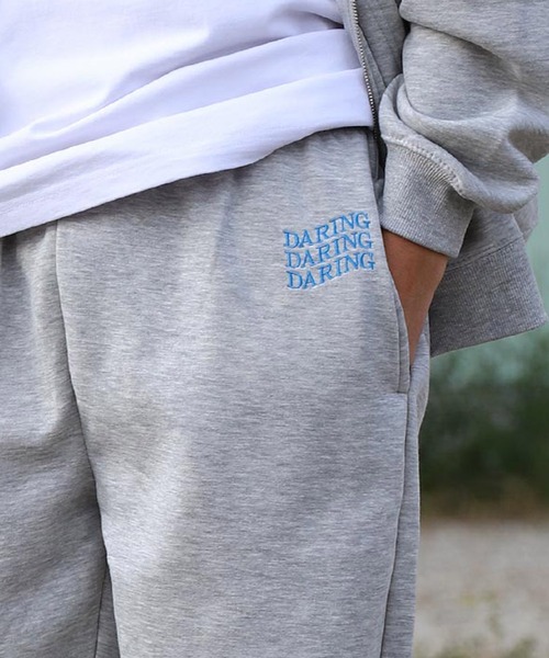 ZIP FIVE（ジップファイブ）の「【ZIP FIVE】 イージー ジョガー 裏起毛 スウェット パンツ ロゴ 刺繍 / 無地（スウェットパンツ・メンズ・ホワイト/ブラック/ネイビー/グレー/ブルー/オートミール/チャコール/カーキ/ブラウン/レッド/イエロー/オレンジ/ダークグリーン/ベージュ/ロイヤルブルー/パープル/ホワイト系/ブラウン系/グレー系/レッド系/グレー系その他/イエロー系/アイボリー系/ブルー系/ブラック系/ダークグリーン系/パープル系/ベージュ系/ネイビー系/カーキ系/ブルー系その他/オレンジ系・MEDIUM/LARGE/X-LARGE）」の9枚目の写真