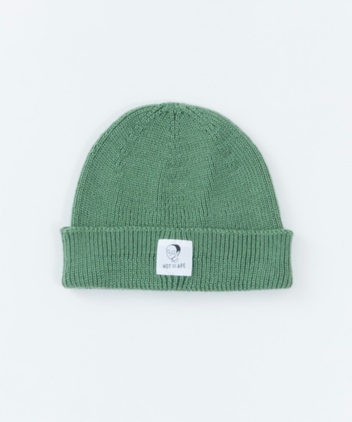 Not So Ape（ノットソーエイプ）の「カラー ニットキャップ（ニットキャップ/ビーニー・メンズ・その他1/ベージュ/カーキ/ブルー/オレンジ/グリーン・FREE）」の9枚目の写真