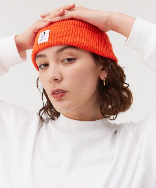 Not So Ape（ノットソーエイプ）の「カラー ニットキャップ（ニットキャップ/ビーニー・メンズ・その他1/ベージュ/カーキ/ブルー/オレンジ/グリーン・FREE）」の14枚目の写真