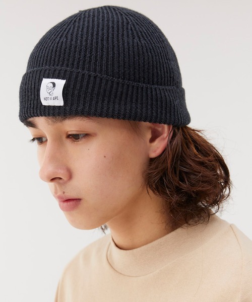 Not So Ape（ノットソーエイプ）の「カラー ニットキャップ（ニットキャップ/ビーニー・メンズ・その他1/ベージュ/カーキ/ブルー/オレンジ/グリーン・FREE）」の16枚目の写真