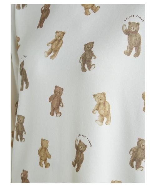 gelato pique（ジェラートピケ）の「ベア柄プルオーバー（ルームウェア