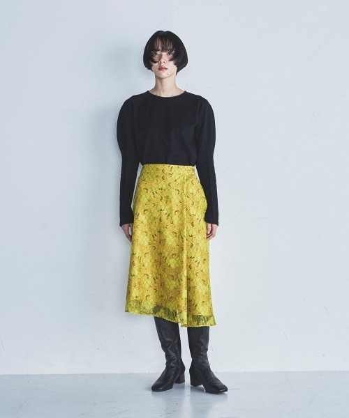 lautreamont BLEUBLANC(ロートレアモンブルーブラン)の「<lautreamont BLEUBLANC>パワショルポンチカットソー≪洗濯機で洗える≫(Tシャツ/カットソー・レディース・ブラック/ベージュ・9号)」の18枚目の写真