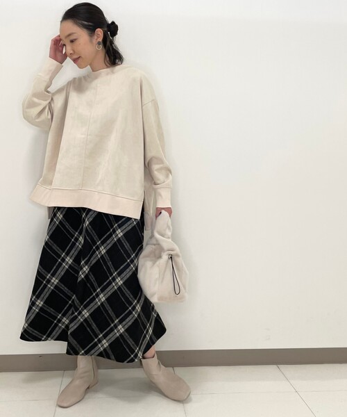 DRESKIP(ドレスキップ)の「◆フェイクウールシャギースカート(スカート・レディース・ベージュ系その他2/ダークブラウン系1/ブラック系1・04/03/02)」の6枚目の写真