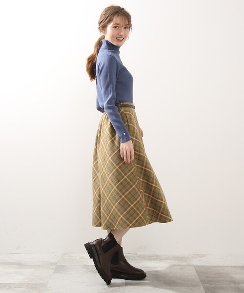 DRESKIP(ドレスキップ)の「◆フェイクウールシャギースカート(スカート・レディース・ベージュ系その他2/ダークブラウン系1/ブラック系1・04/03/02)」の19枚目の写真