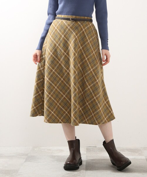 DRESKIP(ドレスキップ)の「◆フェイクウールシャギースカート(スカート・レディース・ベージュ系その他2/ダークブラウン系1/ブラック系1・04/03/02)」の21枚目の写真