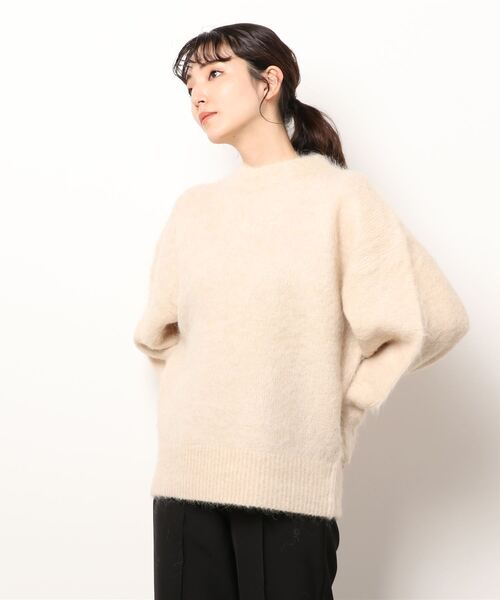 N.O.R.C アルパカヘアリーニットクループルオーバー N.O.R.C（ノーク）の「アルパカヘアリーニットクループルオーバー