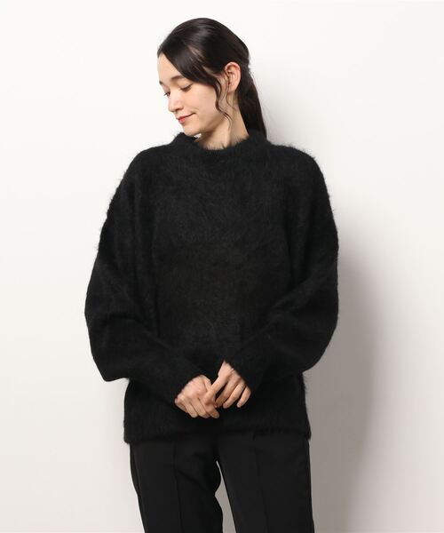 N.O.R.C（ノーク）の「アルパカヘアリーニットクループルオーバー