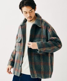 ビックチェック シャギーCPO