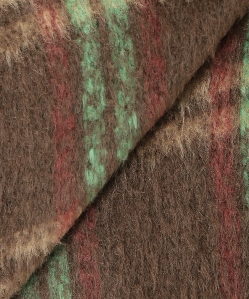 JOURNAL STANDARD(ジャーナルスタンダード)の「ビックチェック シャギーCPO(ブルゾン・メンズ・ブラウン/ベージュ/ネイビー・MEDIUM/LARGE)」の14枚目の写真