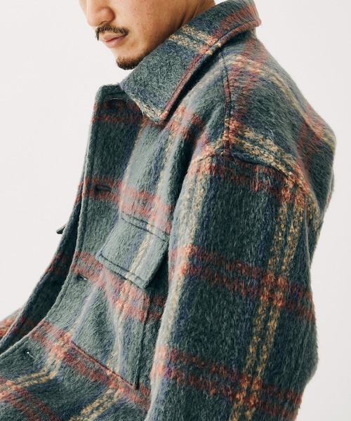 JOURNAL STANDARD(ジャーナルスタンダード)の「ビックチェック シャギーCPO(ブルゾン・メンズ・ブラウン/ベージュ/ネイビー・MEDIUM/LARGE)」の22枚目の写真