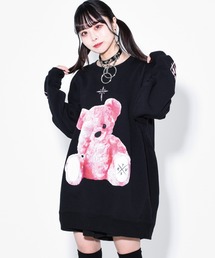TRAVAS TOKYO（トラバス トウキョウ）の「『TRAVAS TOKYO/トラバス トーキョー』Furry bear PO/くまプリントスウェットシャツ トレーナー（スウェット）」