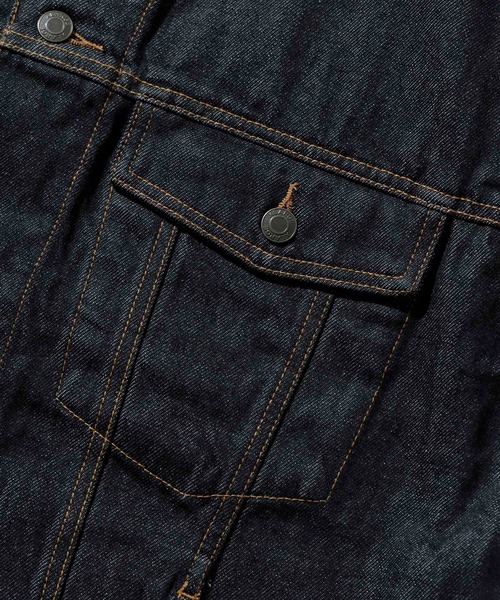 XLARGE（エクストララージ）の「DENIM WORK JACKET（デニムジャケット・メンズ・インディゴブルー/ブラック・S/M/L/XL）」の10枚目の写真