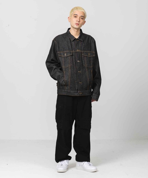 XLARGE（エクストララージ）の「DENIM WORK JACKET（デニムジャケット・メンズ・インディゴブルー/ブラック・S/M/L/XL）」の17枚目の写真