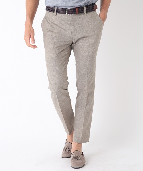 MEN'S BIGI（メンズビギ）の「【COOL DOTS】メランジプリントパンツ（その他パンツ・メンズ・ブラック/ベージュ/ネイビー・01/02/03/04）」の2枚目の写真