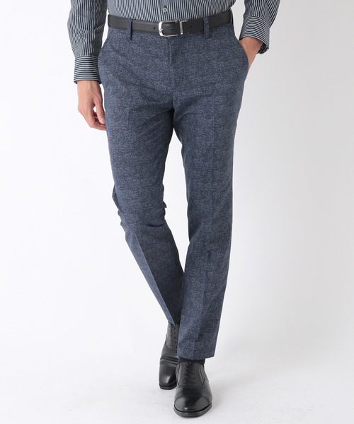 MEN'S BIGI（メンズビギ）の「【COOL DOTS】メランジプリントパンツ（その他パンツ・メンズ・ブラック/ベージュ/ネイビー・01/02/03/04）」の3枚目の写真