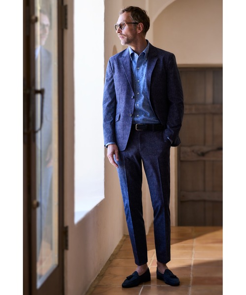 MEN'S BIGI（メンズビギ）の「【COOL DOTS】メランジプリントパンツ（その他パンツ・メンズ・ブラック/ベージュ/ネイビー・01/02/03/04）」の11枚目の写真