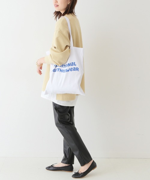 SLOBE IENA（スローブイエナ）の「ダブルフェイスジョーゼットクルーネックプルオーバー【洗濯機使用可能】◆（スウェット・レディース・グレー/イエロー/ナチュラル・FREE）」の17枚目の写真