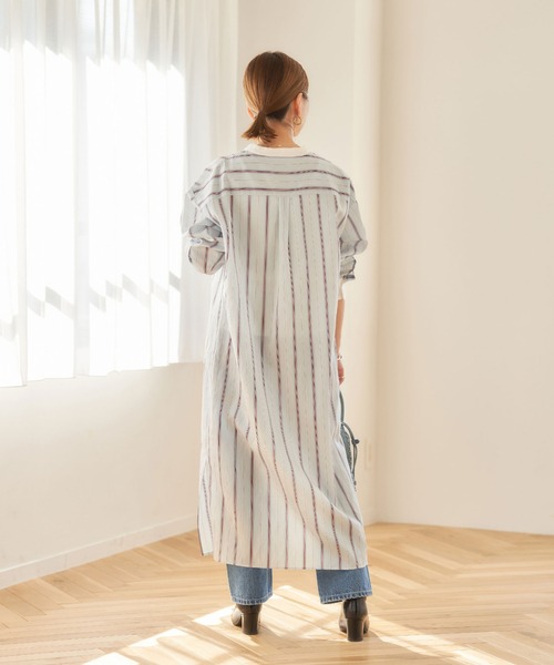 JOURNAL STANDARD(ジャーナルスタンダード)の「CARVIA BROAD シャツワンピース◆(ワンピース・レディース・ナチュラル/ブルー系その他/グリーン・S/M)」の10枚目の写真