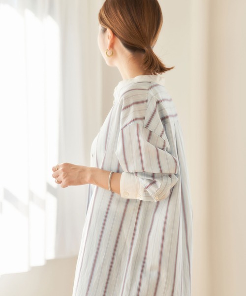 JOURNAL STANDARD(ジャーナルスタンダード)の「CARVIA BROAD シャツワンピース◆(ワンピース・レディース・ナチュラル/ブルー系その他/グリーン・S/M)」の11枚目の写真