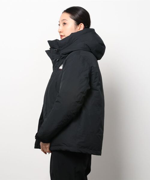 FIRST DOWN（ファーストダウン）の「ファーストダウン FIRST DOWN WRAP DOWN PARKA ラップダウンパーカ（ダウンジャケット/コート・レディース・ベージュ/ブラック・FREE）」の3枚目の写真