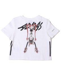 adidas | adidas × atmos pink × Jenny Kaori WOMENS APXJ クロップドTシャツ 【SP】(Tシャツ/カットソー)