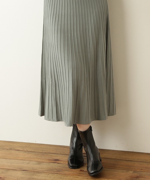 N.（N. Natural Beauty Basic）（エヌエヌナチュラルビューティーベーシック）の「ジャガードニットセットアップ（ワンピース・レディース・グリーン系その他2/グレー系その他・MEDIUM）」の11枚目の写真