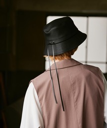 ln fortis | ln fortis - レザーコードバケットハット(ハット)
