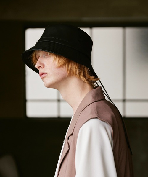 ロンパ、ハット 帽子】フルラ (FURLA) 広つばハット 同色ロゴ刺繍（ハット）｜FURLA