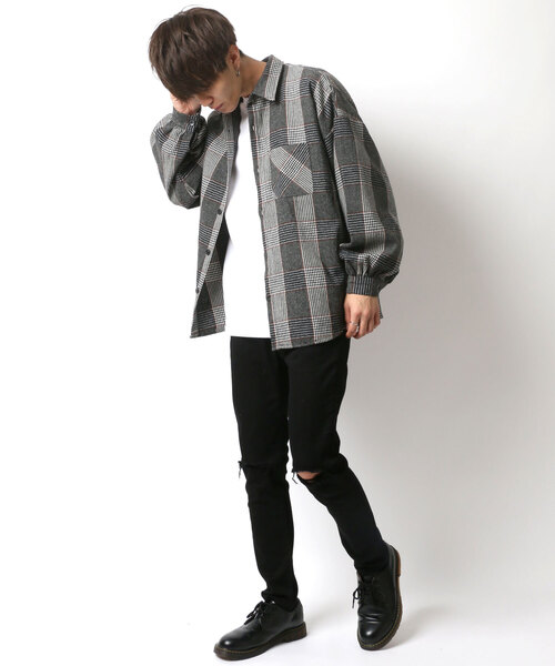 SITRY(シトリー)の「ダメージ加工デニムパンツ(デニムパンツ・メンズ・ブラック系その他・M)」の7枚目の写真