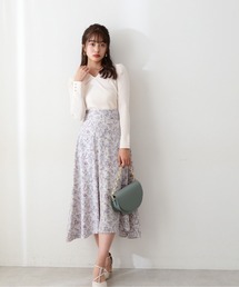 PROPORTION BODY DRESSING | ぼかしフラワーイレヘムスカート / 1212120207(スカート)
